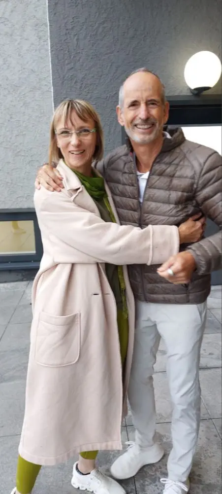 Gabriele Cunskis mit Roland Liebscher-Bracht.